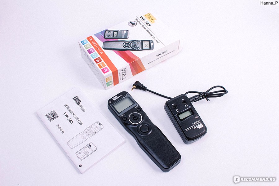 Пульт дистанционного управления Aliexpress ИК Pixel TW-283 Shutter Release Wireless Timer Remote Control For Canon 6D 5D Mark II 1100D Nikon D7000 D7200 D3100 Sony A6000 A7 фото