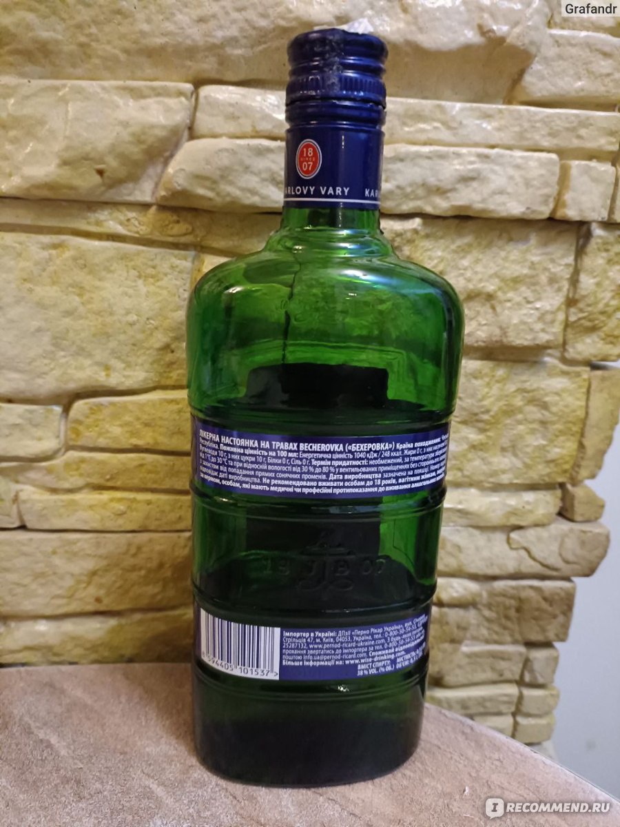 Ликер Becherovka - «Национальный продукт Чехии » | отзывы