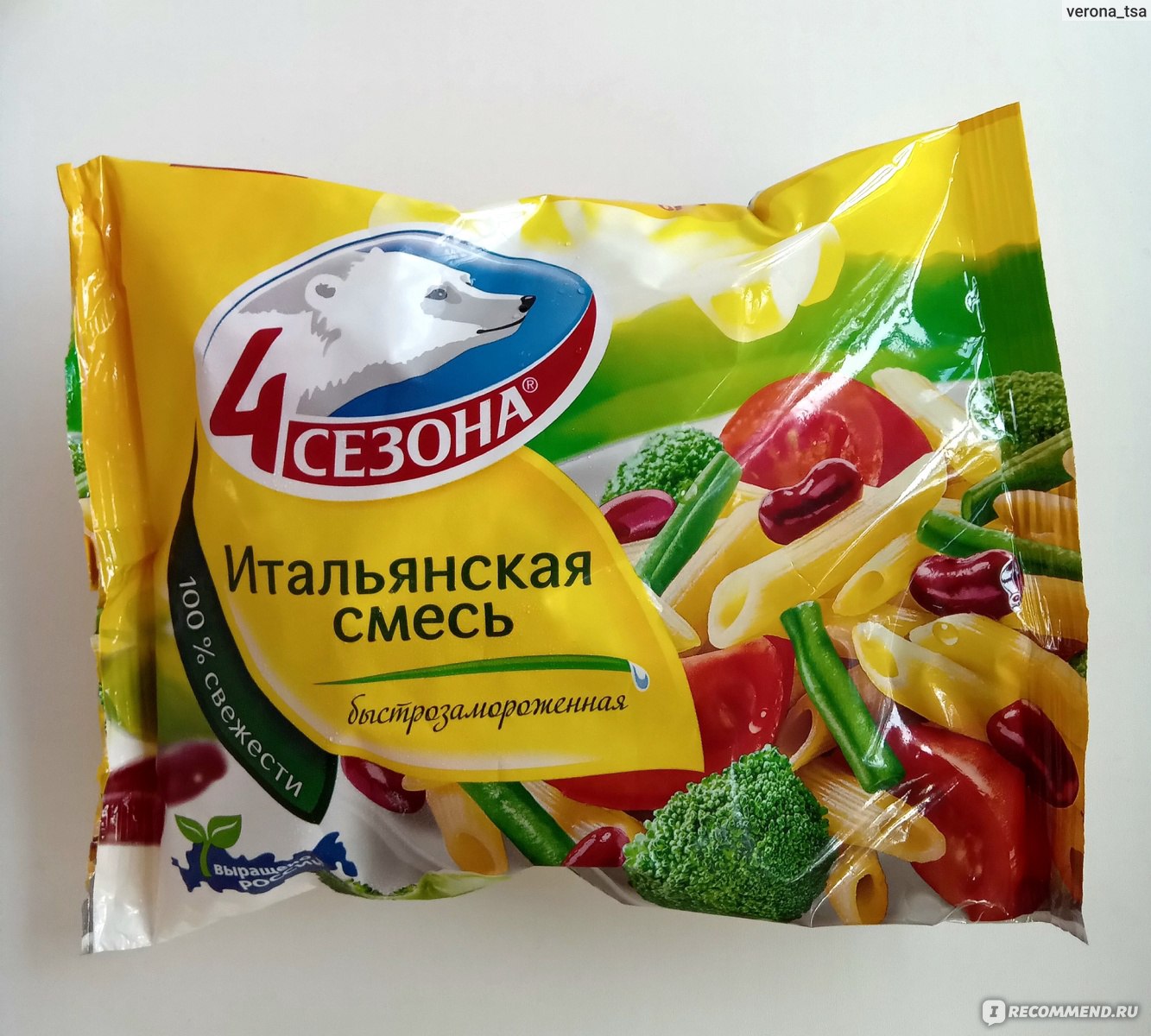 Готовые блюда 4 сезона Итальянская смесь - «Универсальная ...