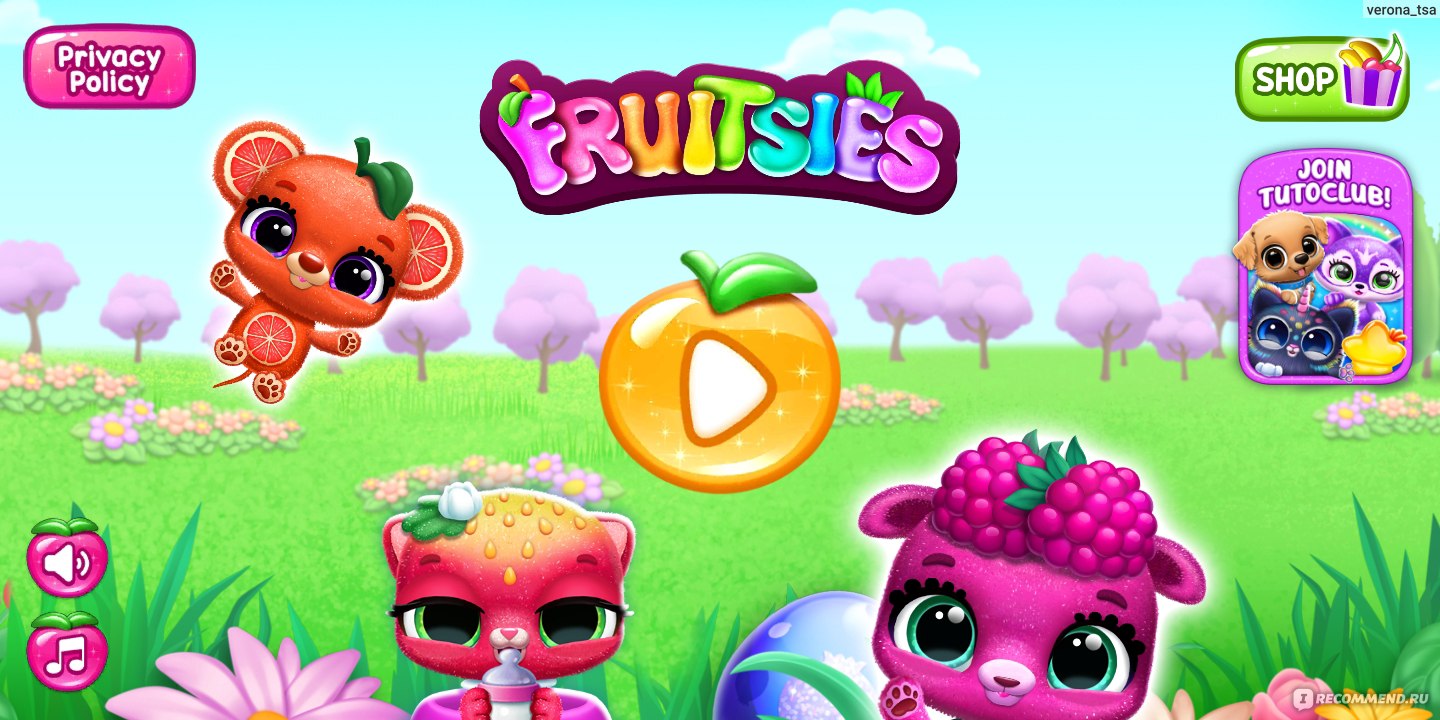 Приложение Fruitsies - Питомцы-друзья - «Собираем коллекцию из 20 питомцев  Fruitsies. Увлекательная игра для пользователей различной возрастной  категории. В игре имеется один незначительный минус, но в целом -  потрясающая игра в шикарном интерфейсе ...