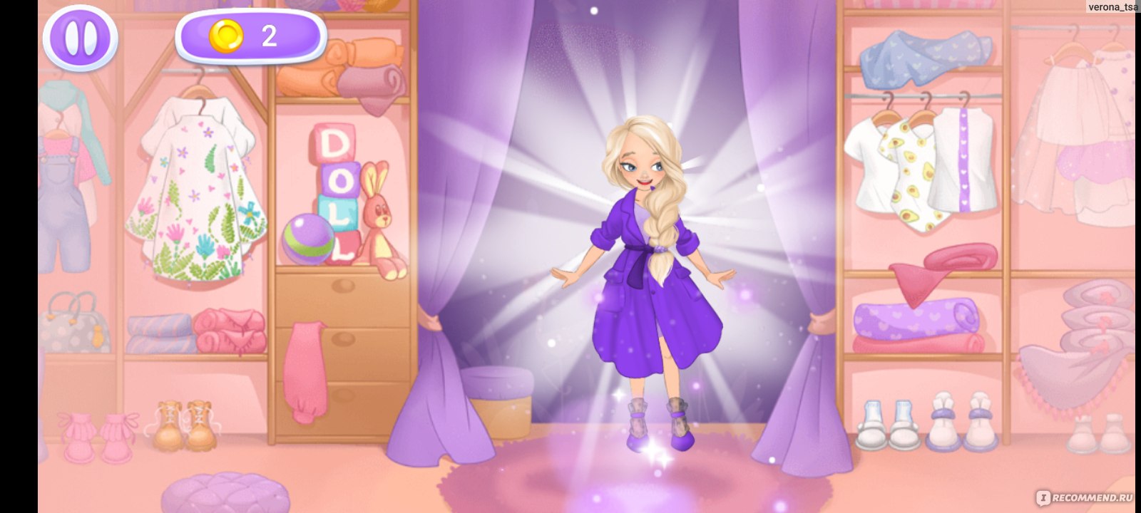 Приложение Fashion Doll - «Увлекательная игра для маленьких модниц!🎀  Создаём лук и образ для Эммы, шьём одежду с Алисой и создаём макияж с Мэри!  Обучающая и очень интересная игра для детей о