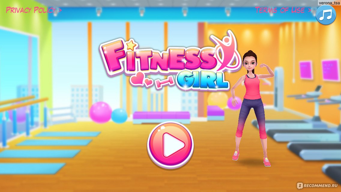 Fitness girls Lifestyle Майли игры для детей