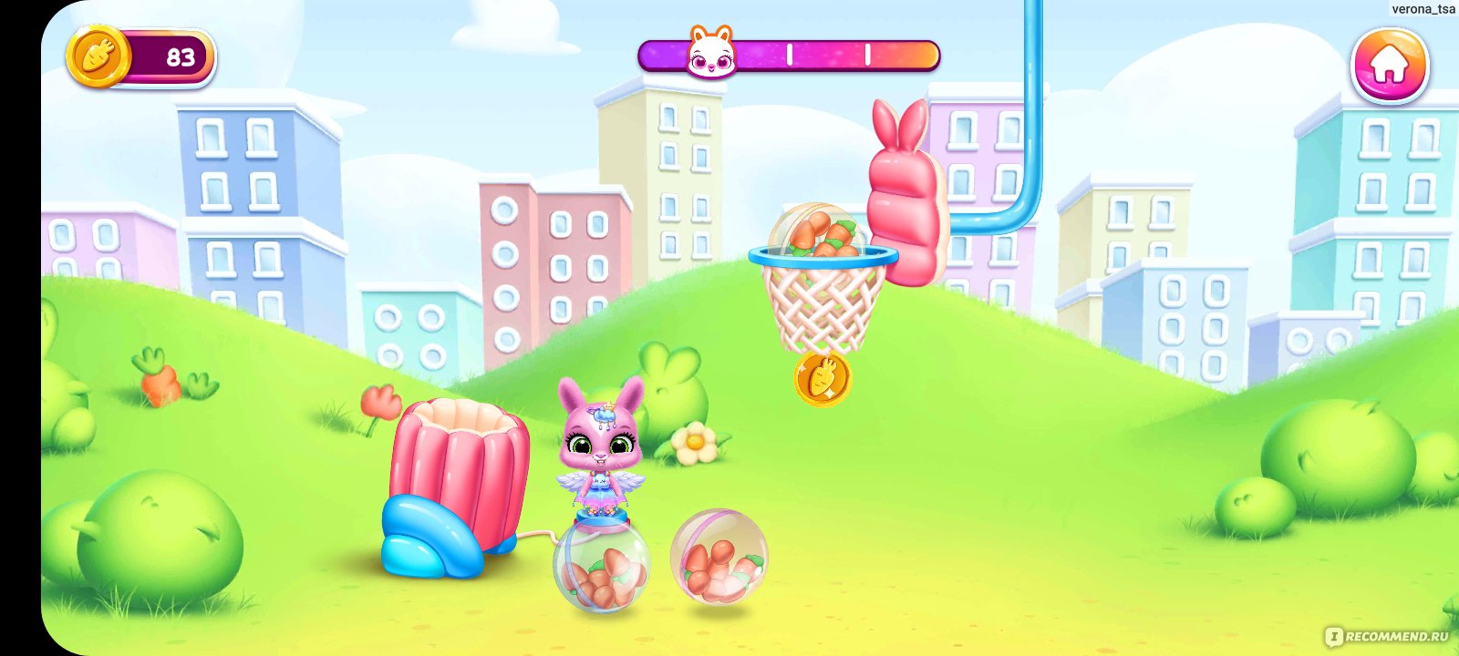 Приложение Bunnsies - Happy Pet World - «Собираем коллекцию из 26  очаровательных кроликов! В связи с наличием встроенных покупок, в  бесплатной версии доступно собрать 21 персонажа. Интересная игра в шикарном  интерфейсе.» | отзывы