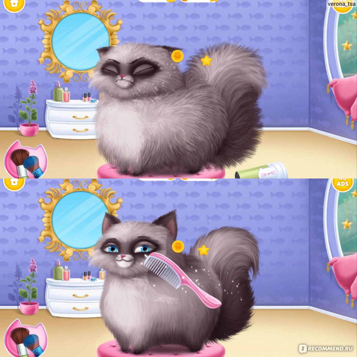 Компьютерная программа Cat Hair Salon Birthday Party - «В данной игре,  предоставляется возможность, виртуально выполнить процедуры в салоне для  персонажей, породы кошачьих??? Интересный сценарий игры, завершающийся  весёлым праздником!??? Отличный ...