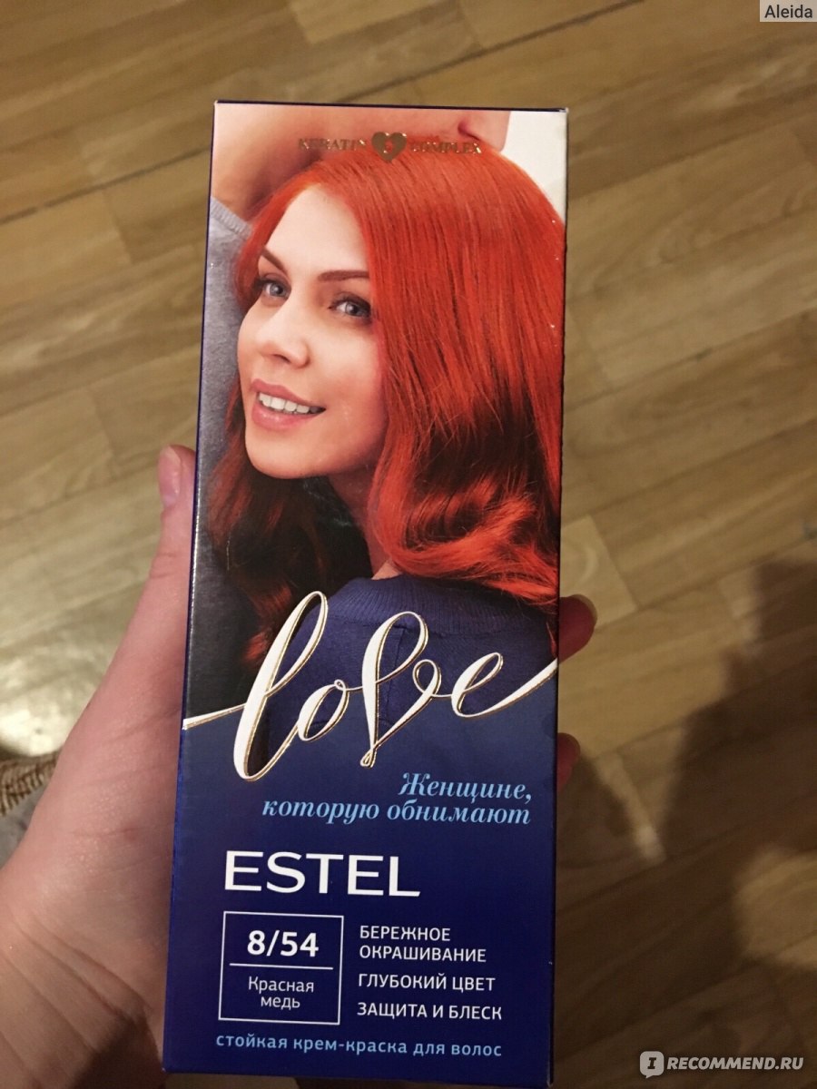 Краска для волос Estel Love палитра Тициан