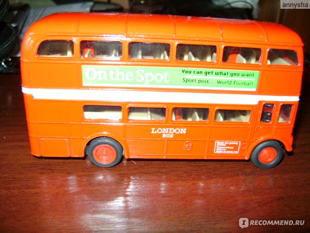 Автобус Welly London Bus