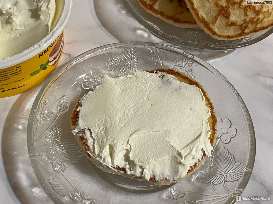 Сыр Pretto Mascarpone Маскарпоне - «Как из обычных оладьев сделать  изысканный десерт? Легко, если у вас есть итальянский сыр для счастливой  семьи)» | отзывы