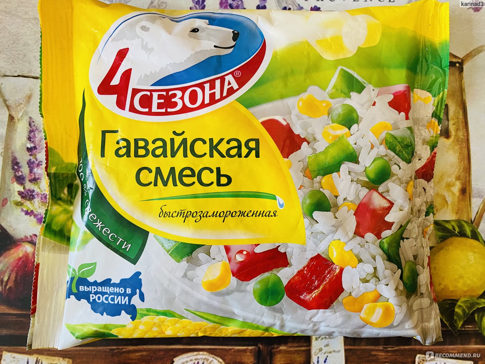 Овощная смесь Гавайская 4 сезона