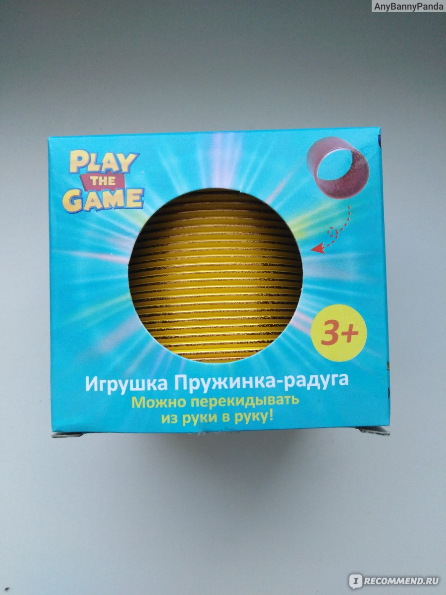 Игрушки Play the game Пружинка-радуга - «В какое время мы живем...Пружинка-радуга  стала не та..Эх...))» | отзывы