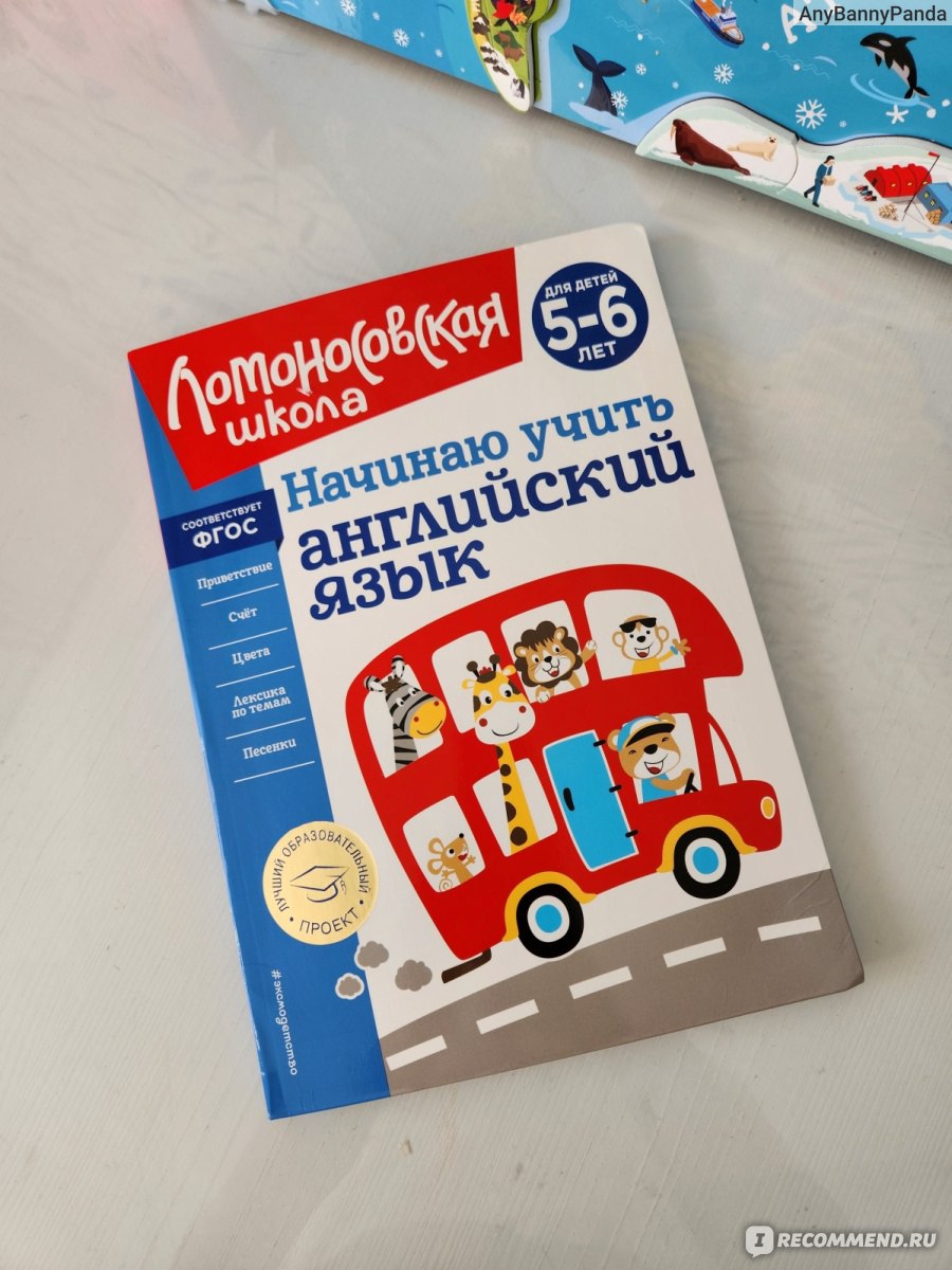 Начинаю учить английский язык: для детей 5-6 лет. Татьяна Крижановская -  «Наша первая книга по изучению английского языка. Понятный и доступный  материал, интересный формат обучения.» | отзывы