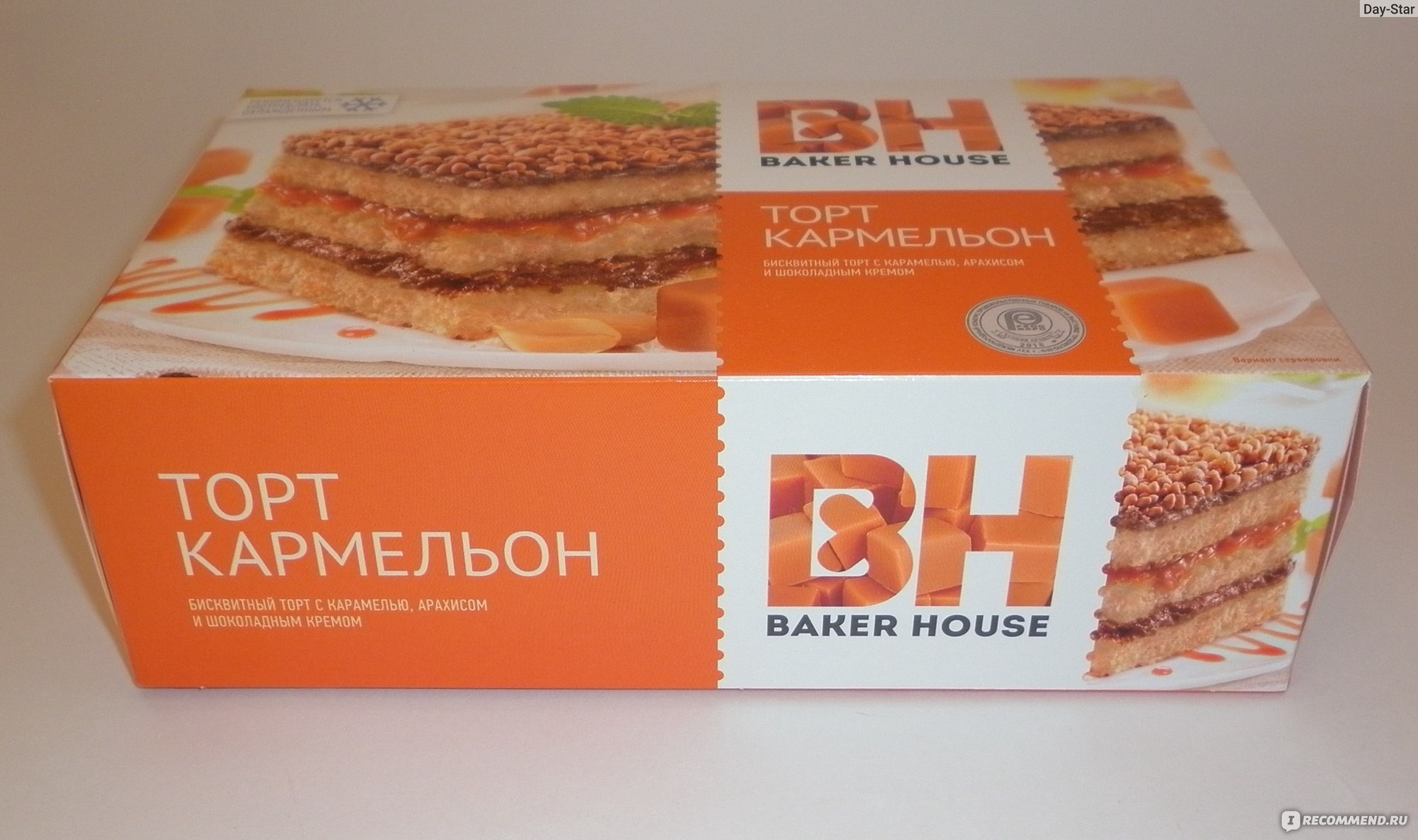 Торт baker house кармельон