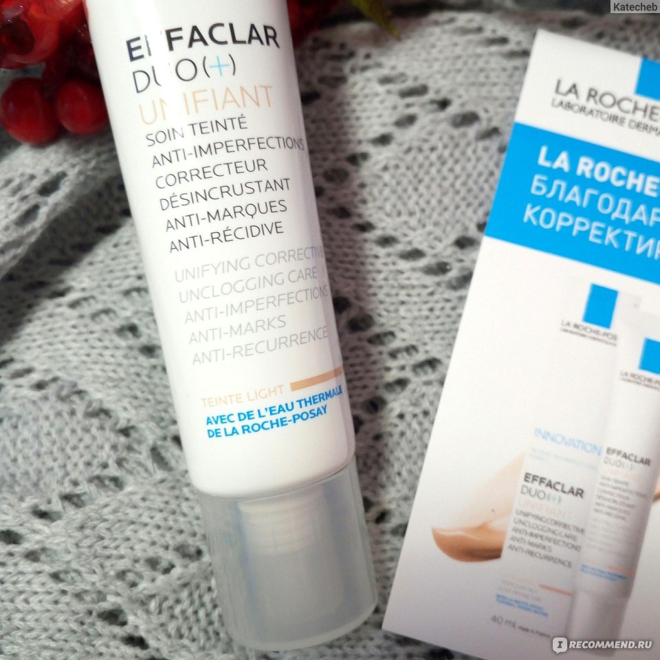 Effaclar duo m корректирующий крем гель