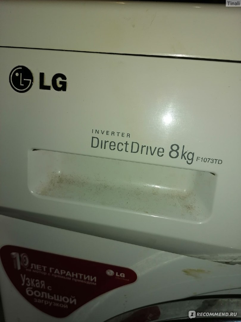 Стиральная машина LG Direct Drive 8 kg F1096TD3 - «Как постирать кучу вещей  за 1 стирку?» | отзывы