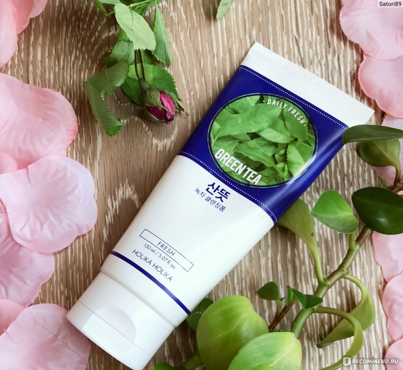 Умывание зеленым чаем отзывы. Холика Холика Daily Fresh Cleansing Foam. Пенки Holika Holika Daily Fresh. Cleansing Foam пенка. Holika Holika] Daily Fresh Cleansing Foam 150ml #Bamboo.