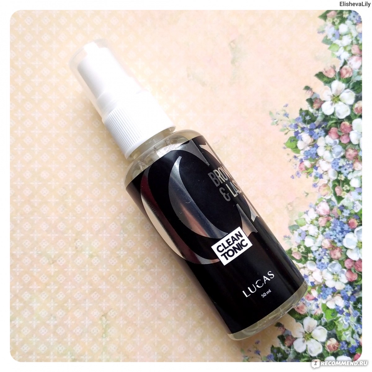 Обезжириватель для бровей и ресниц Lucas CC Brow Clean Tonic -  «?Обезжириватель Lucas Cosmetics 