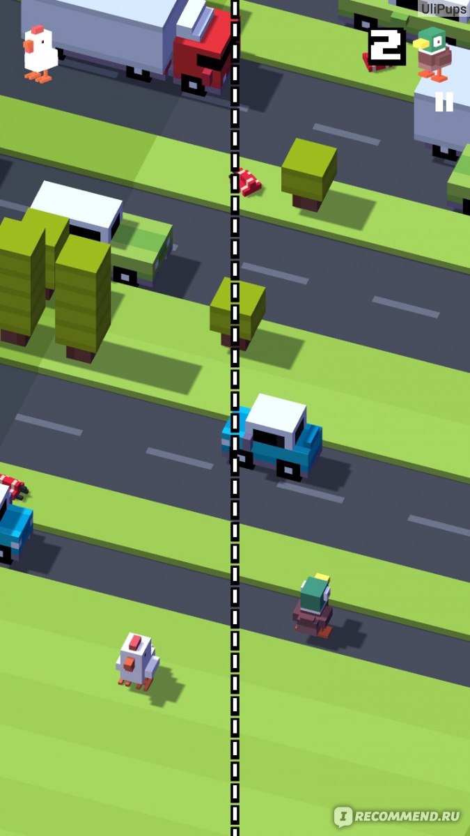 Компьютерная программа crossy road - «Перебегай дорогу, прыгай по бревнам,  главное не попади под машину» | отзывы