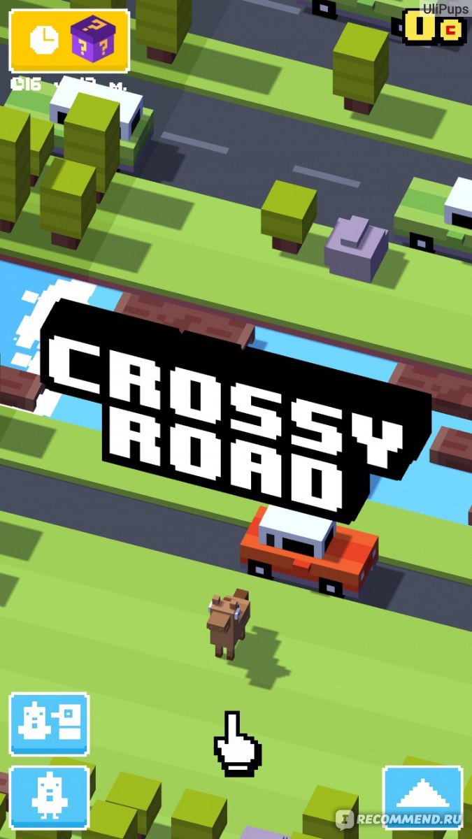 Компьютерная программа crossy road - «Перебегай дорогу, прыгай по бревнам,  главное не попади под машину» | отзывы