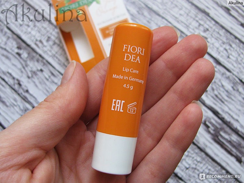 Бальзам для губ Fiori Dea защита и смягчение кожи губ «Juicy Orange»