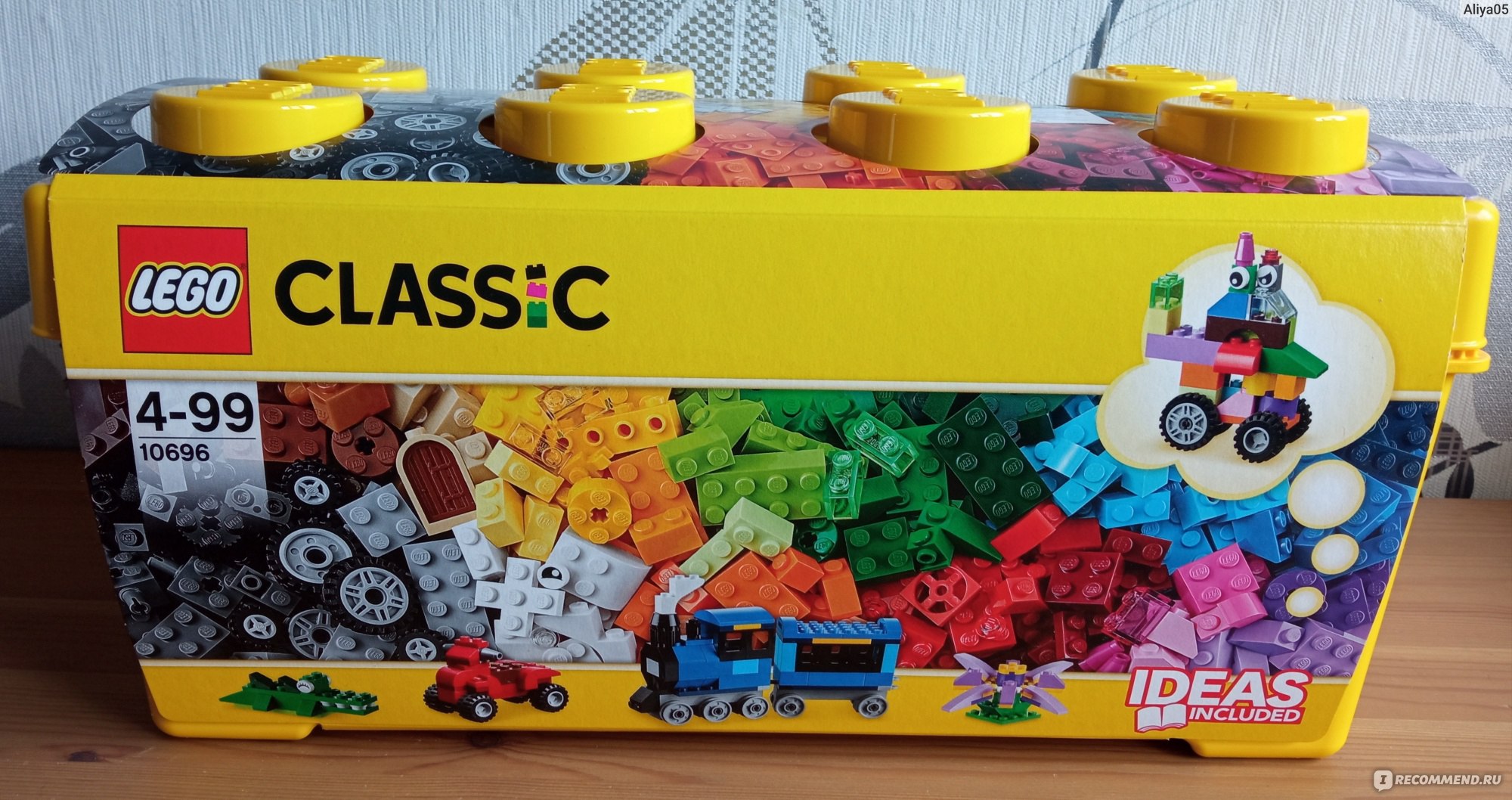 Конструкторы LEGO Classic. Набор для творчества среднего размера 10696 -  «Универсальный набор Lego в удобном вместительном контейнере 👍» | отзывы