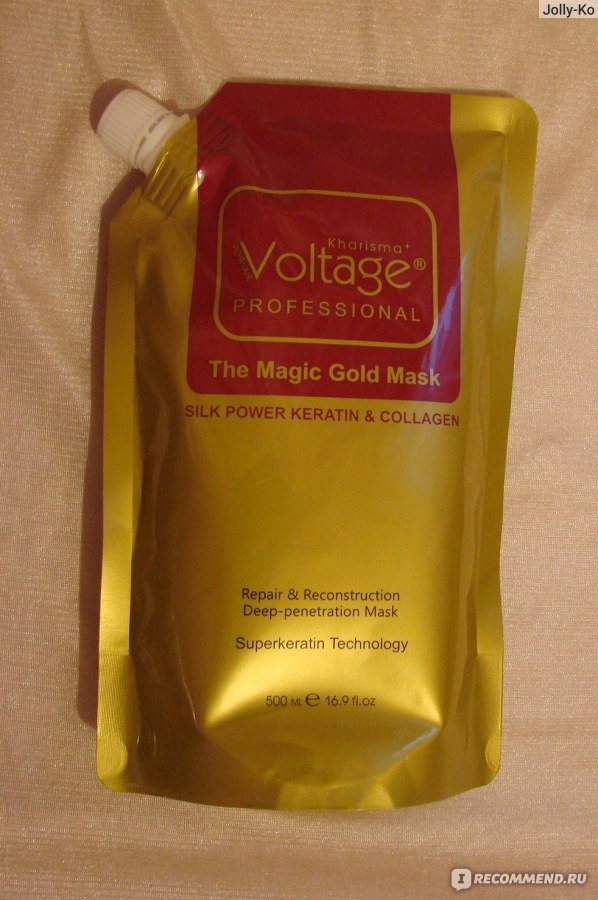Маска для волос kharisma voltage с комплексом масел для поврежденных волос