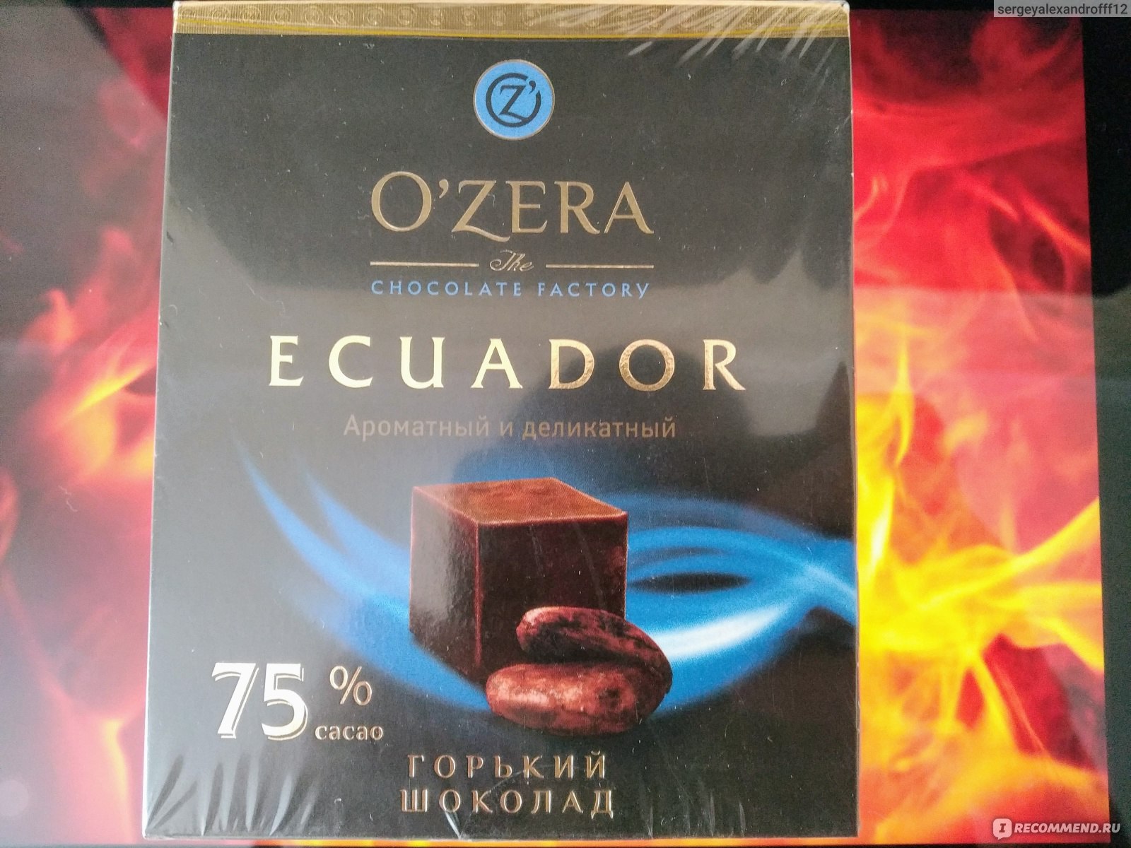 O Zera Ecuador шоколад 75 какао