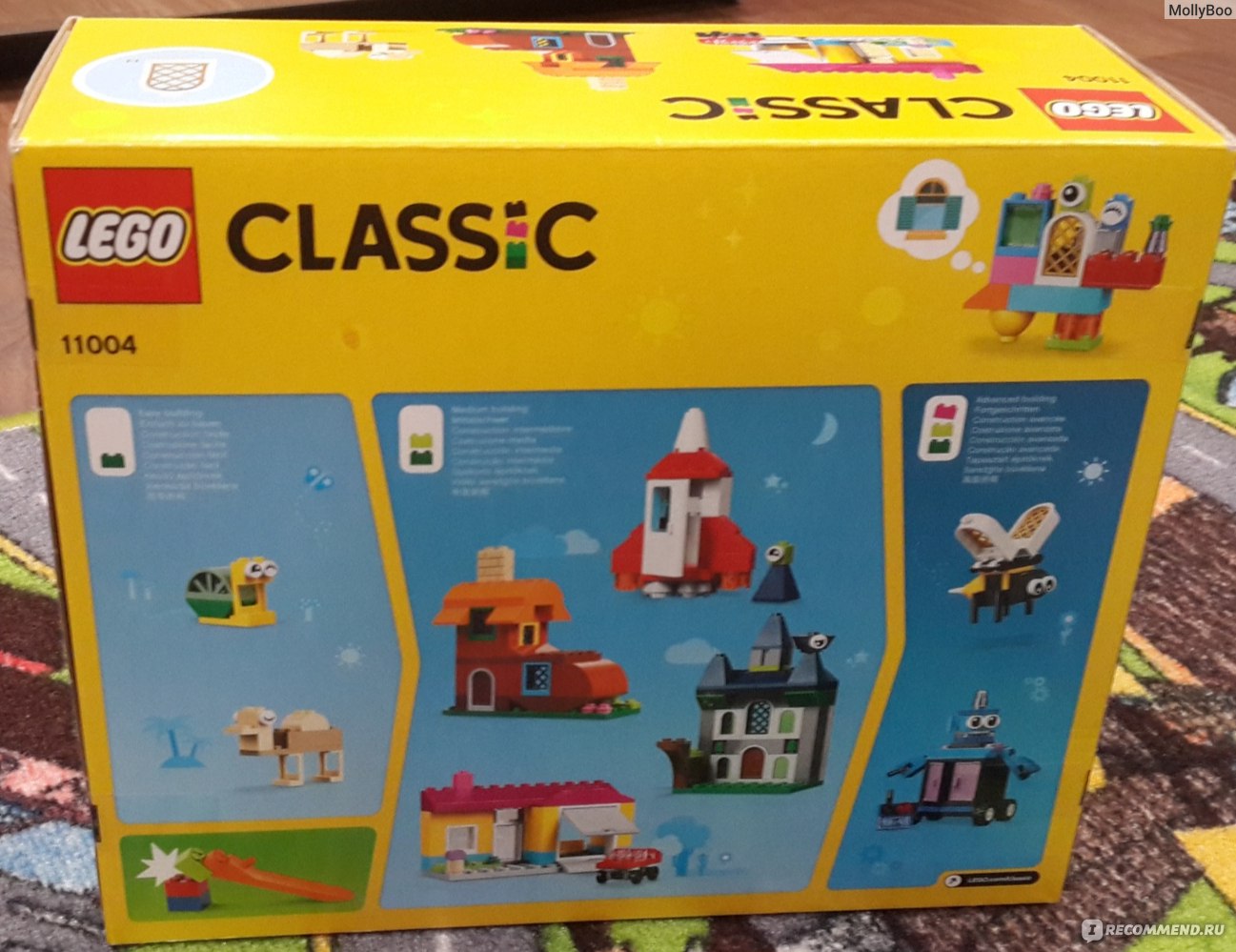 Конструктор Lego Classic 11004 Набор для творчества с окнами - «Набор юного  архитектора! Будет интересен мальчикам и девочкам... А так же их  родителям!))))» | отзывы