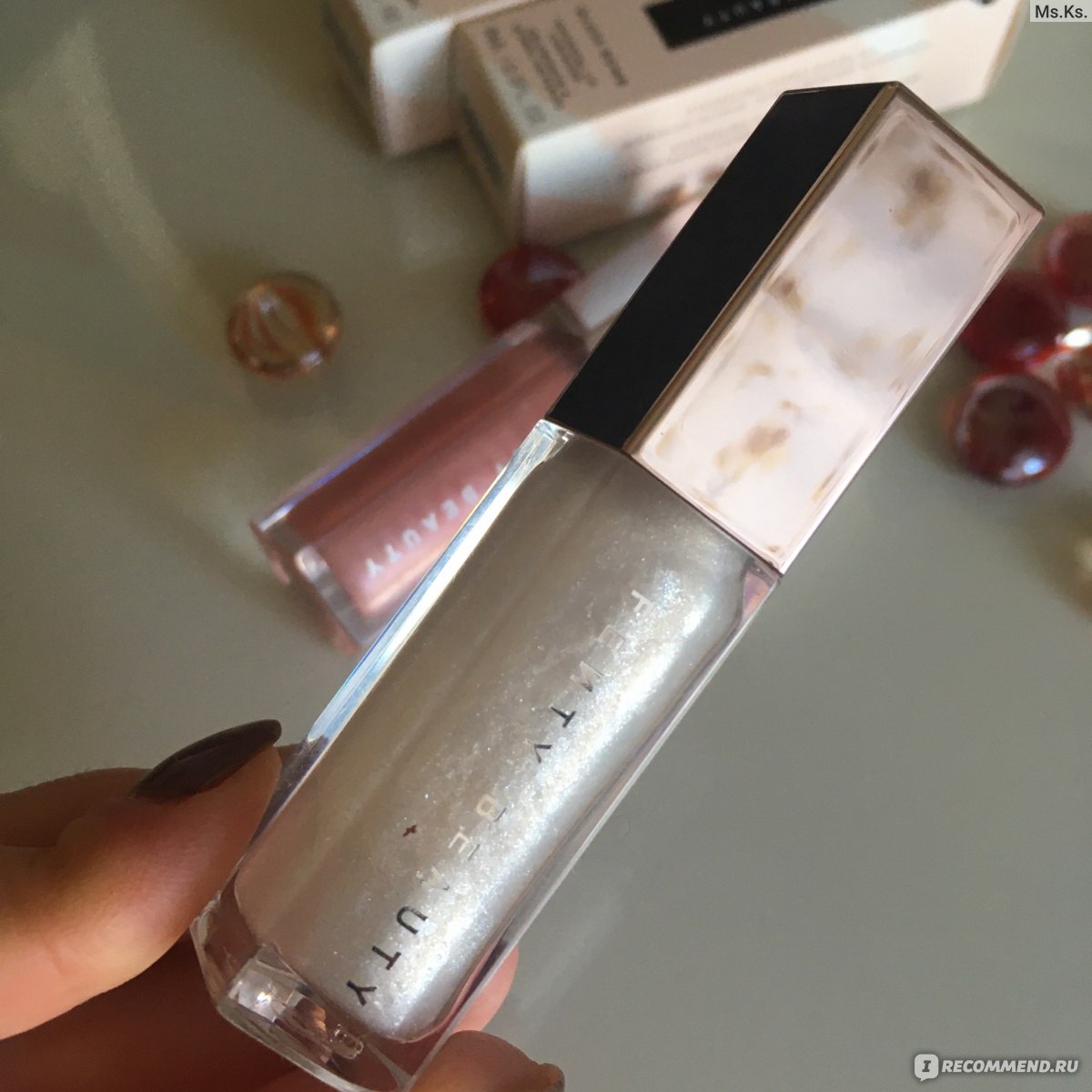 fenty beauty lip gloss diamond milk