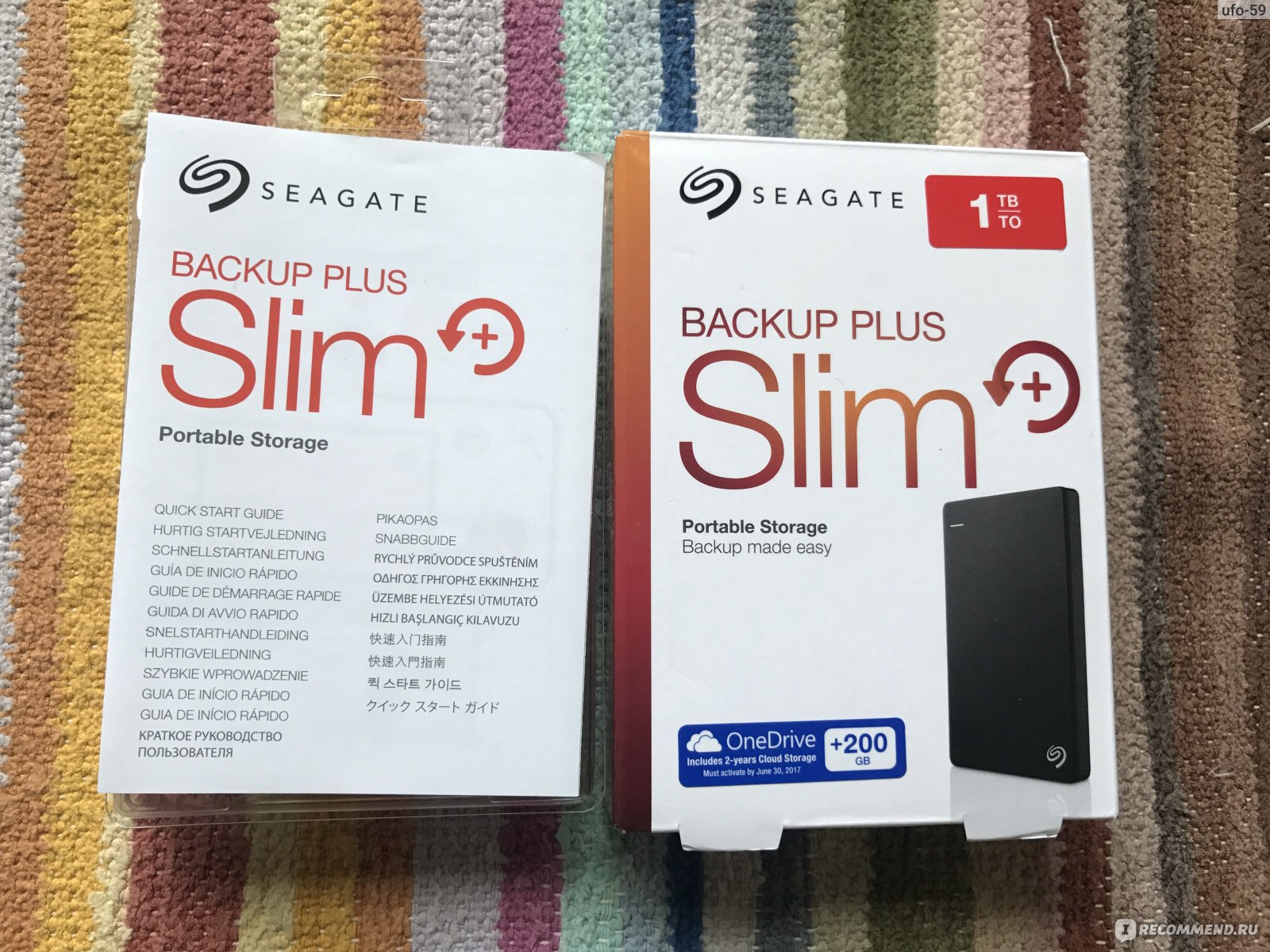 Внешний жесткий диск Seagate Backup Plus Slim 1TB (STDR1000200) - «Чтобы  фото не пропали вместе с телефоном - лучше подстраховаться» | отзывы