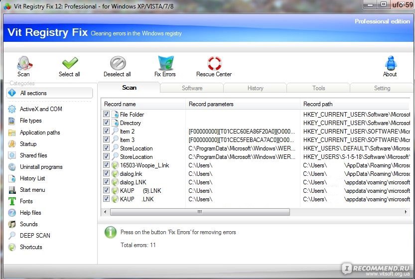 Vit registry fix pro. Vit Registry Fix. Программа для чистки компьютера Vit Registry Fix. Как почистить компьютер от ненужных программ и файлов вручную. Программа вит.