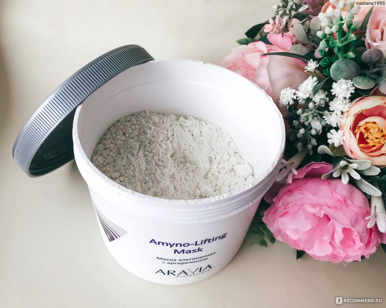 Альгинатная маска ARAVIA  с аргирелином Amyno-Lifting Mask фото