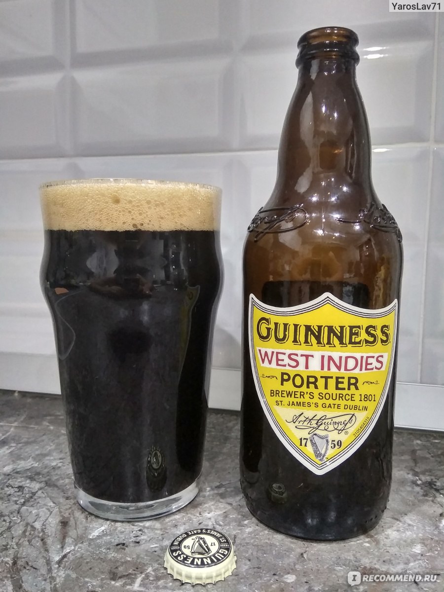 Пиво Guinness West Indies Porter - «Хорошо, но дорого.» | отзывы