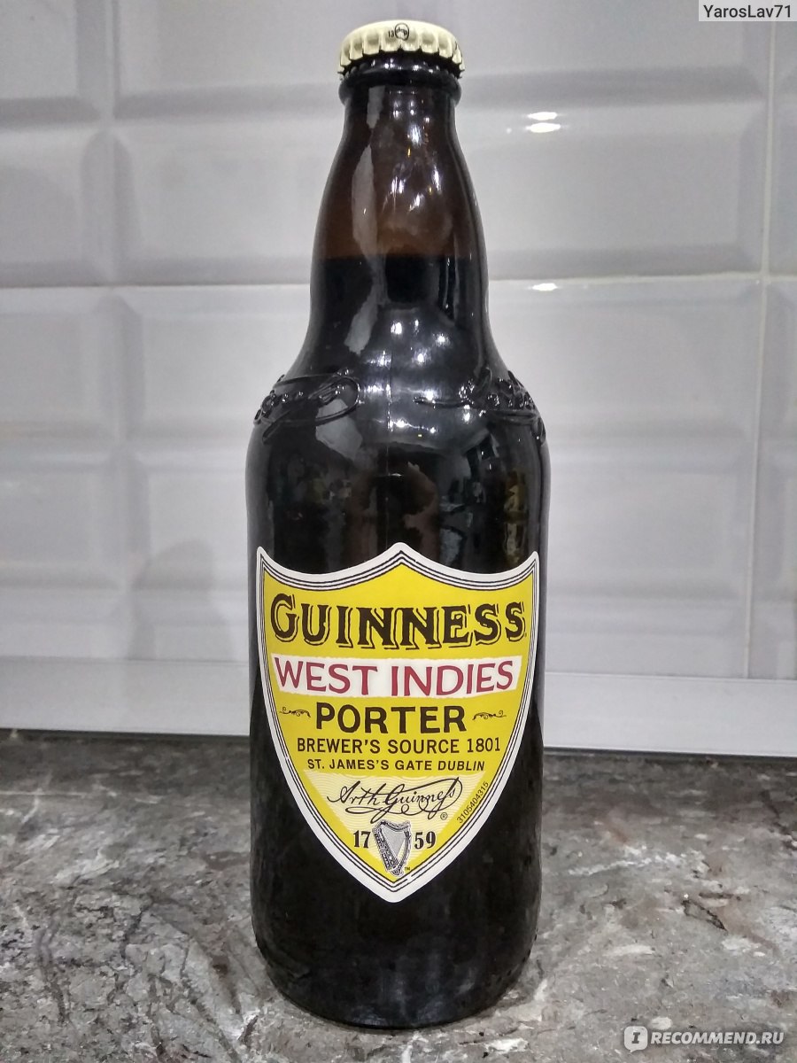 Пиво Guinness West Indies Porter - «Хорошо, но дорого.» | отзывы