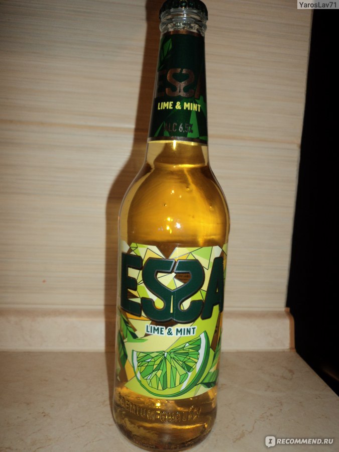 Пиво ESSA Lime & Mint  фото