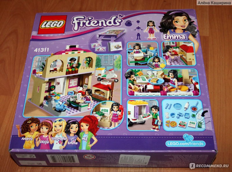 Lego Friends 41092 - Stephanie's Pizzeria\Пиццерия Стефани - «один из ...