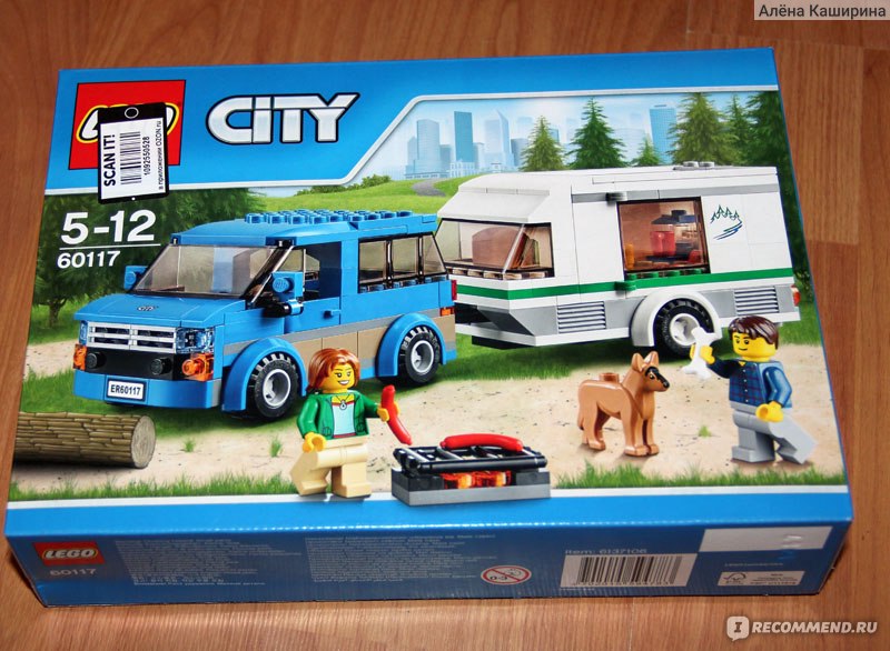 Конструктор LEGO City Отпуск в доме на колёсах 60283, 190 шт.