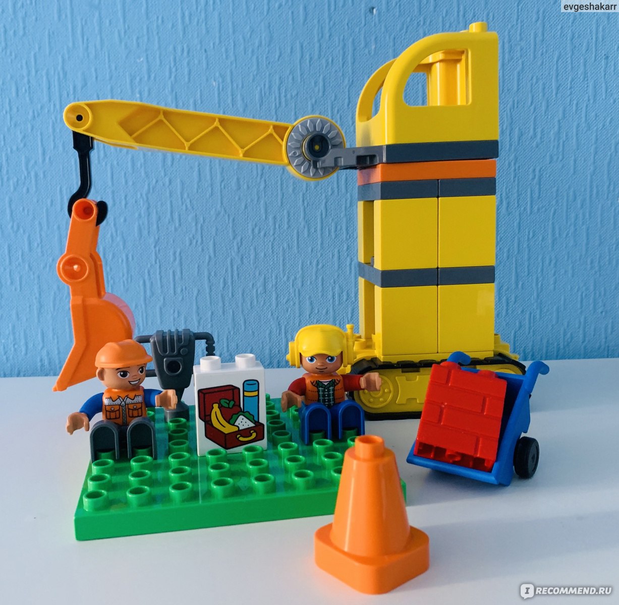 Набор LEGO 10813 Большая стройплощадка (Дупло Строительная