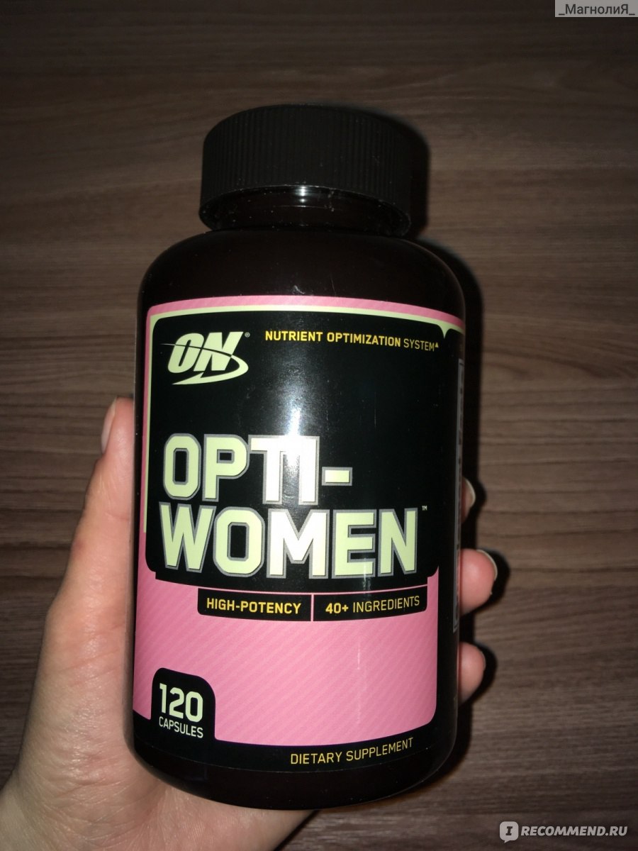 Optimum Nutrition Opti women 120