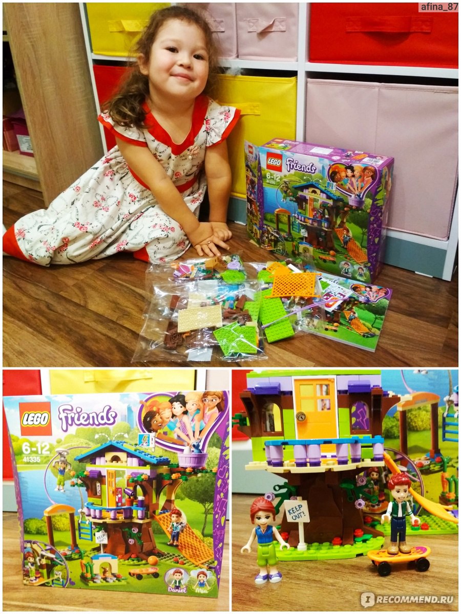 Lego Friends Конструктор 41335 Домик Мии на дереве - «Lego Friends  Конструктор 41335 Домик Мии на дереве: интересный набор, который понравится  ребенку 4,5 лет.» | отзывы