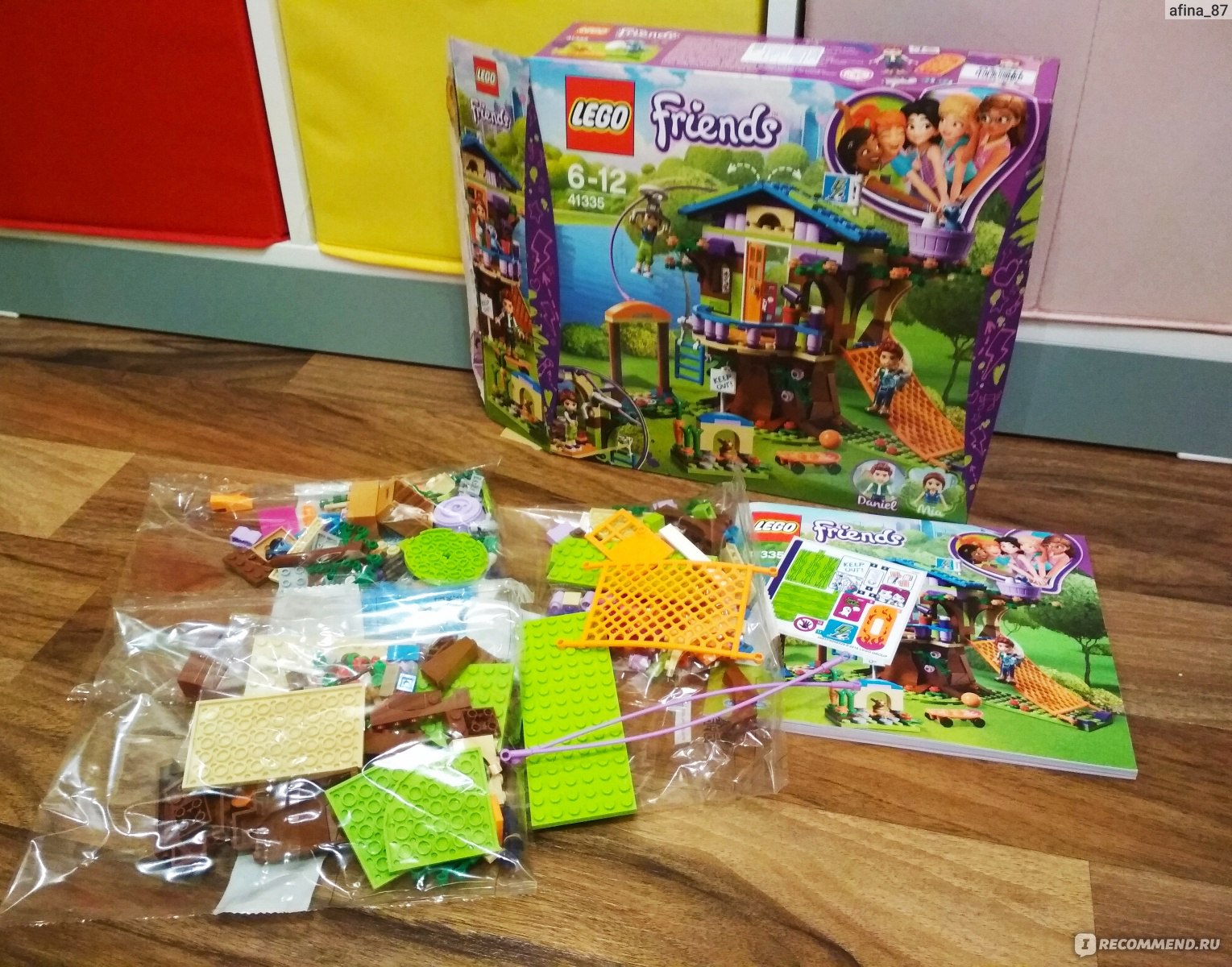 Lego Friends Конструктор 41335 Домик Мии на дереве - «Lego Friends  Конструктор 41335 Домик Мии на дереве: интересный набор, который понравится  ребенку 4,5 лет.» | отзывы