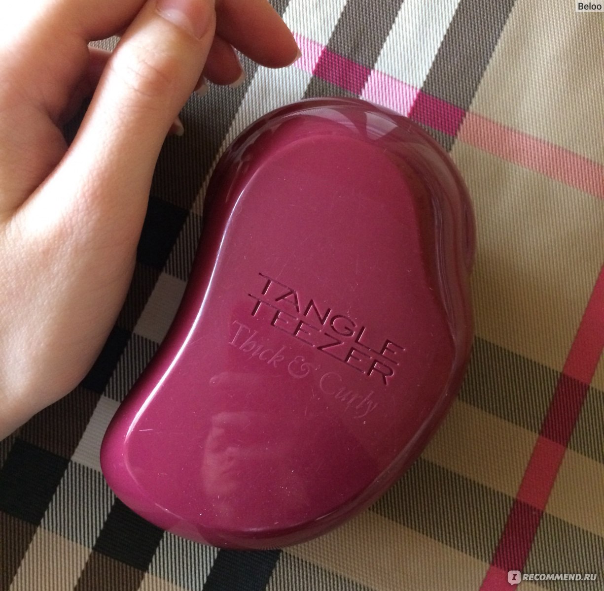 Расческа TANGLE TEEZER Thick & Curly - «Ох уж эта реклама.. За такие деньги  обычная расчёска! Не ведитесь на рекламу.» | отзывы