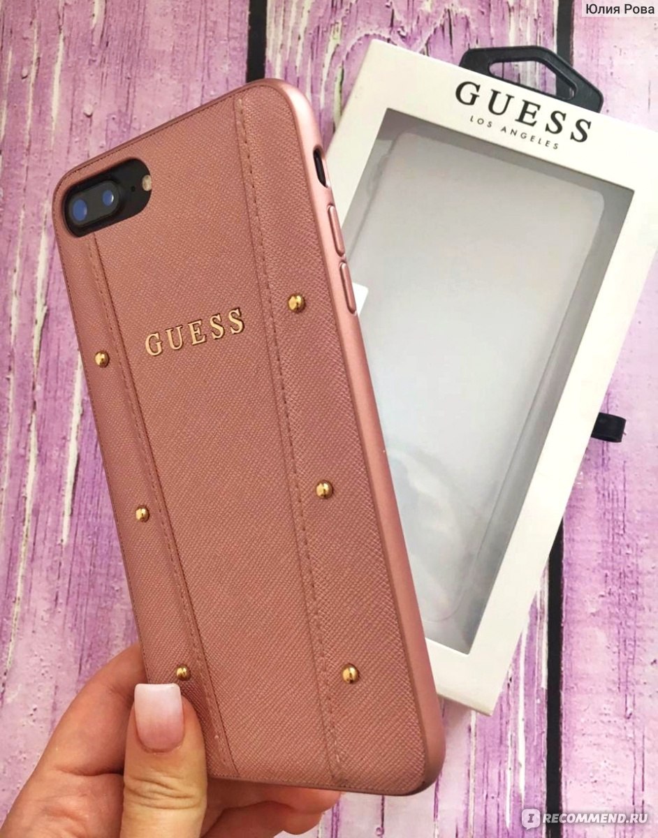 Чехол для телефона Guess iPhone 7 Plus/8 Plus KAIA Collection Hard Rose  gold - «?Классный чехол для iPhone от GUESS. Радость от качественного  аксессуара.?» | отзывы