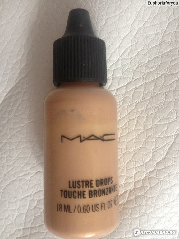 mac lustre drops touche bronzante