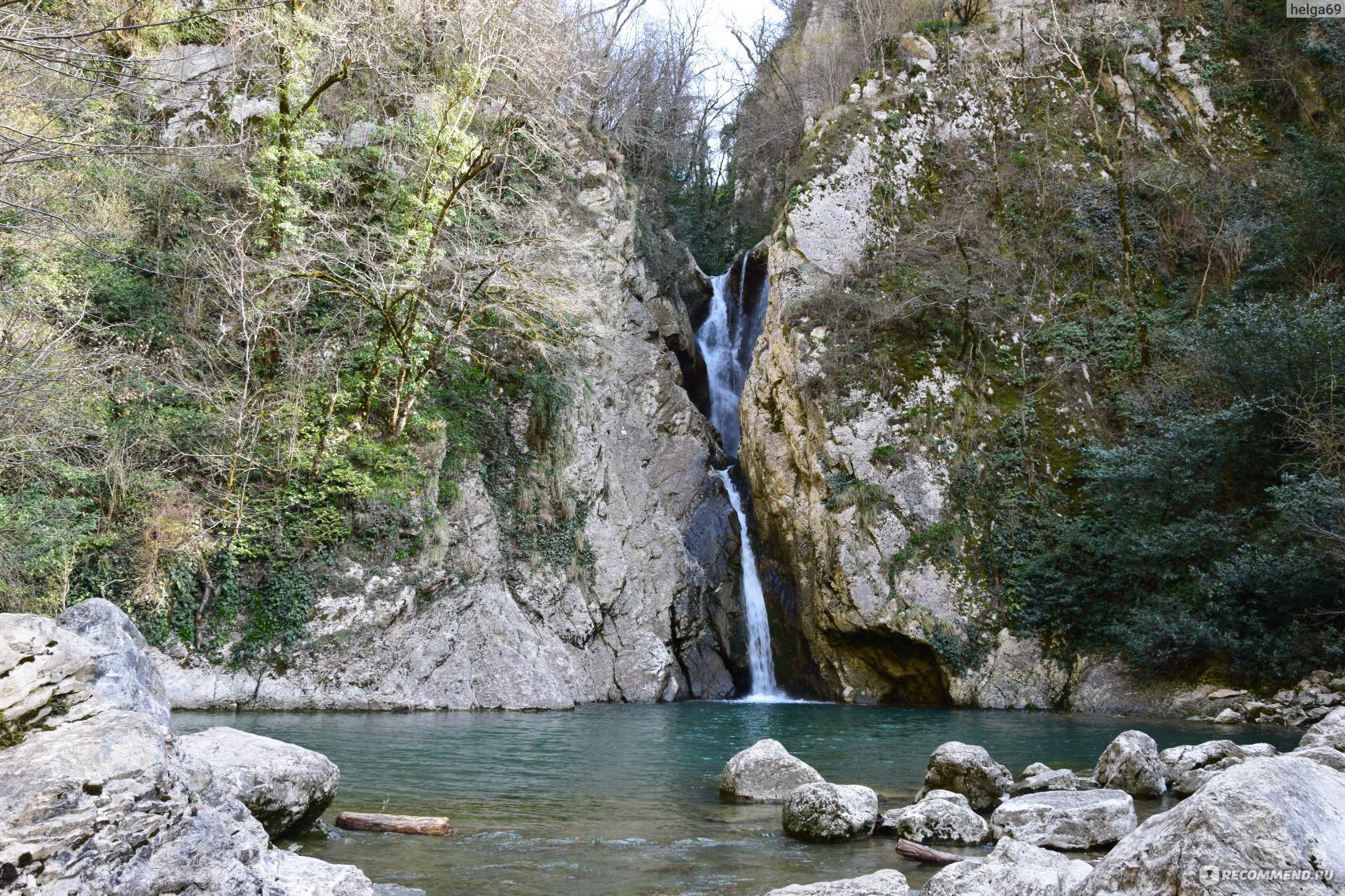 Агурские водопады в сочи фото