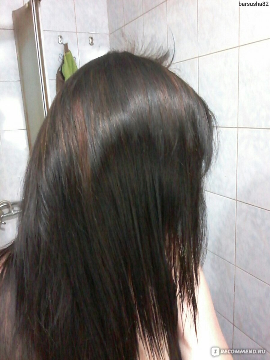 Вымывшийся черный цвет волос