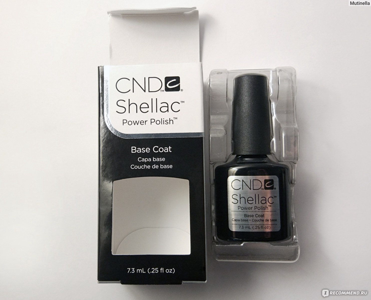 База под лак Cnd Shellac Power Polish Base Coat Идеальная база для любого гель лака 4 х 4001