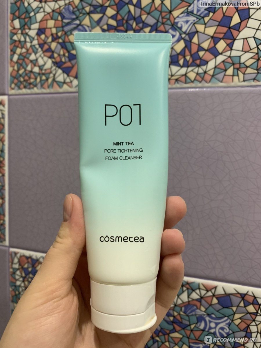 Пенка для умывания Cosmetea Mint Tea Pore Tightening Foam Cleanser
