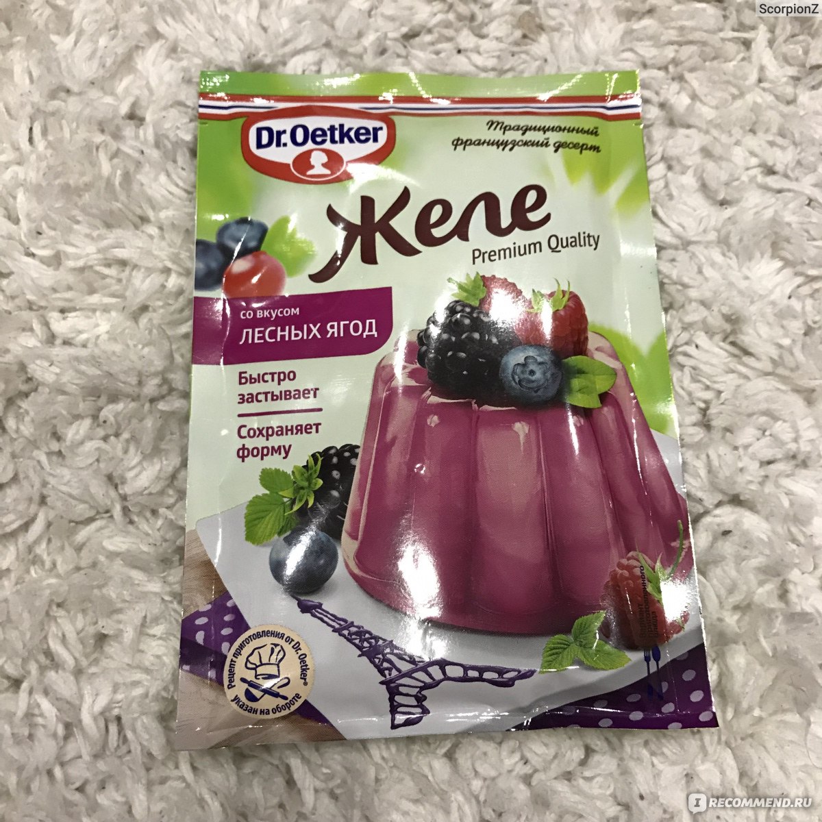 Желе Dr.Bakers / Dr.Oetker 