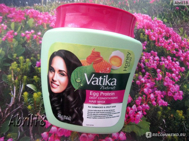 Маска для волос dabur с яичным желтком и медом