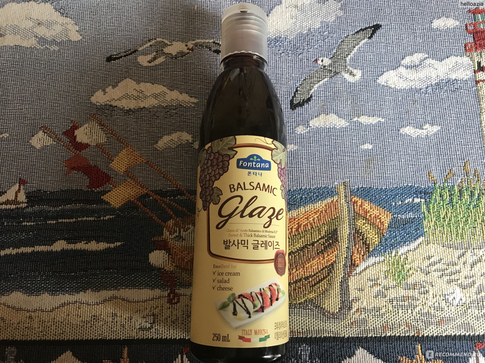 Уксус Fontana Modena Бальзамический Balsamic Glaze - «Итальянский крем ...