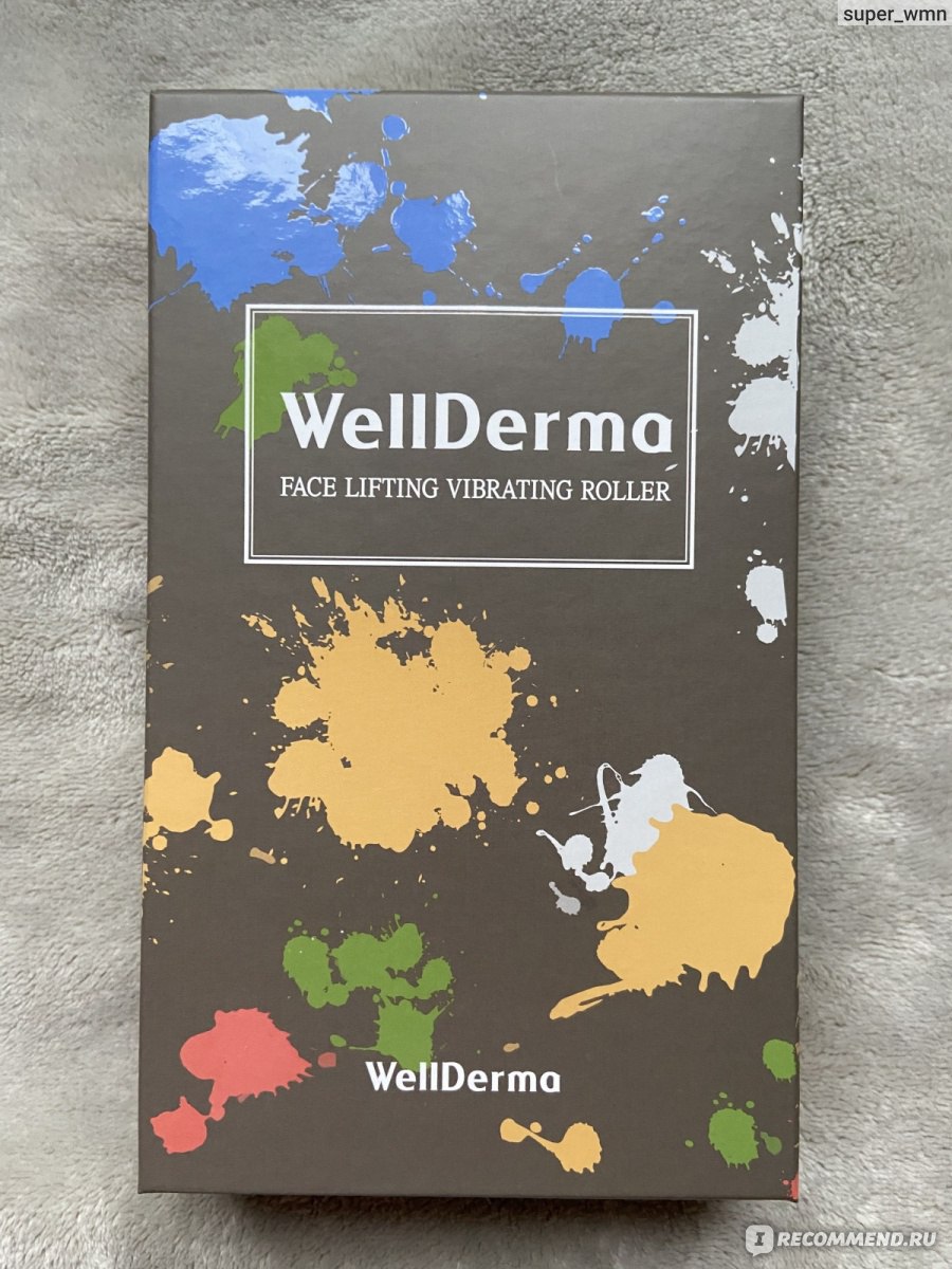 Массажёр для лица Wellderma Face Lifting Vibrating Roller с лифтинг эффектом фото